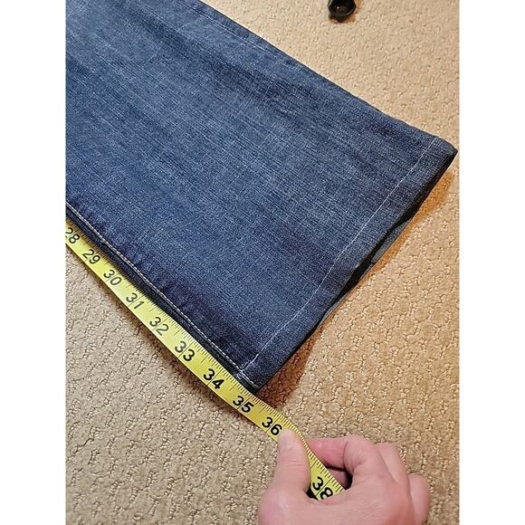 Vintage Rare Parasuco Denim Legend Jeans Womens 11 Blue Stretch Bohemian Italy - Picture 8 of 14